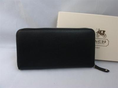 discounted coach wallets - 43216 black